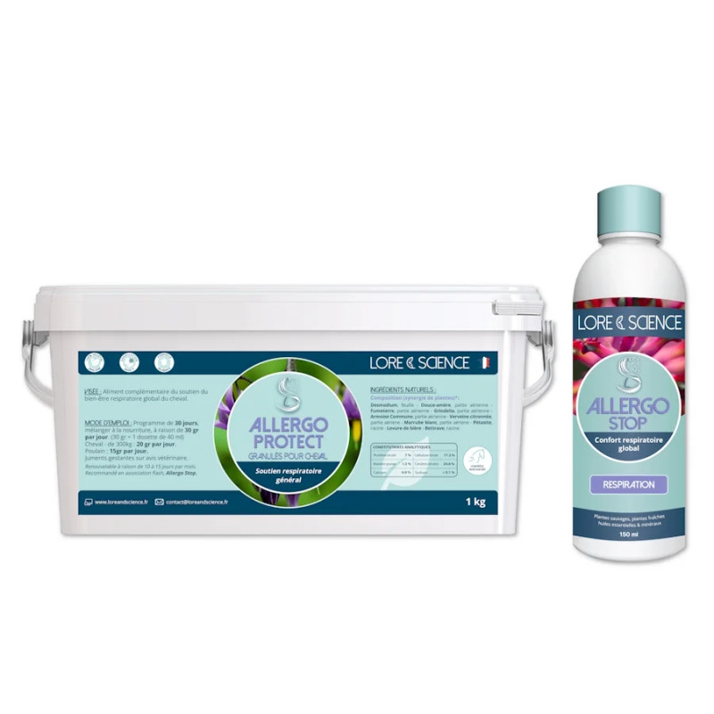 Allergo Pack - Global respiratory support for horses - Lore & Science